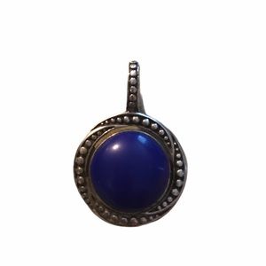Lapis lazuli pendant in sterling silver 925
